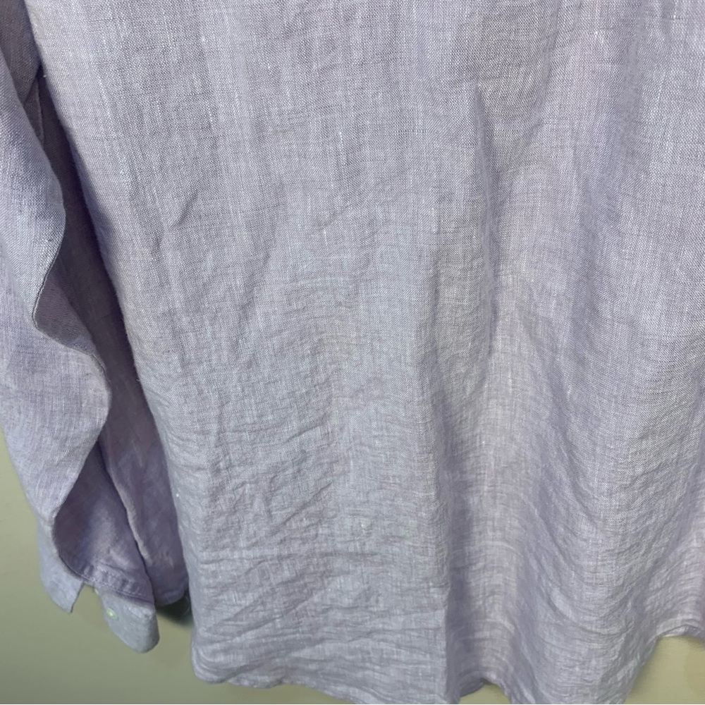Jos. A. Bank Reserve Mens 100% Linen Button Front Collared Shirt - Picture 9 of 10